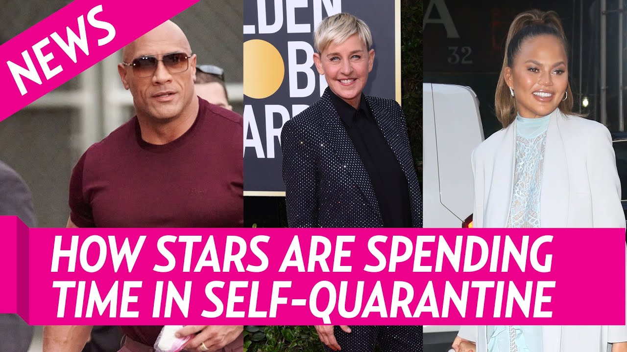 How Celebrities are Passing the Time at Home During the Coronavirus Crisis