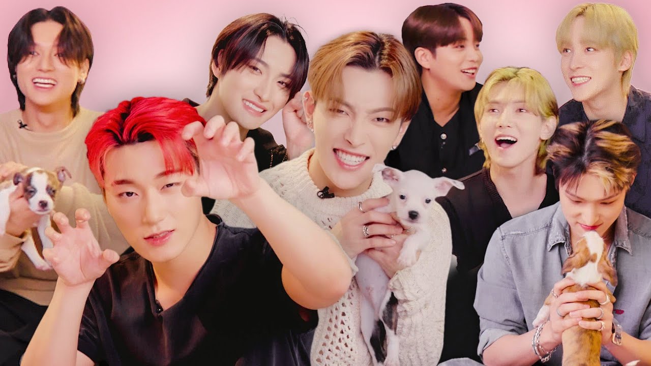 【子犬インタビュー】ATEEZが子犬たちに囲まれながらファンの質問に答えます！(日本語字幕） ATEEZ: The Puppy Interview