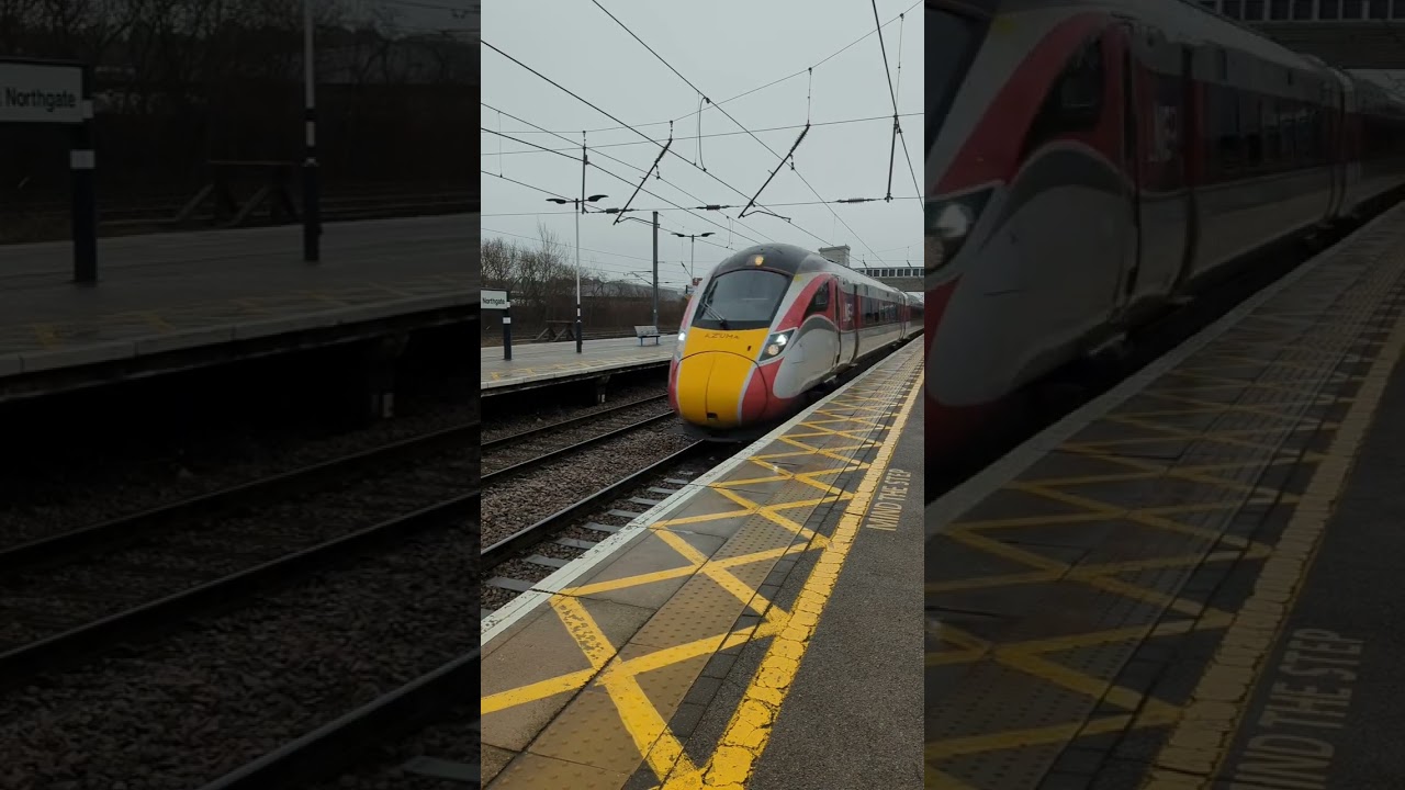 Trains passing Newark Northgate Train Station at High Speed (20/02/2026)