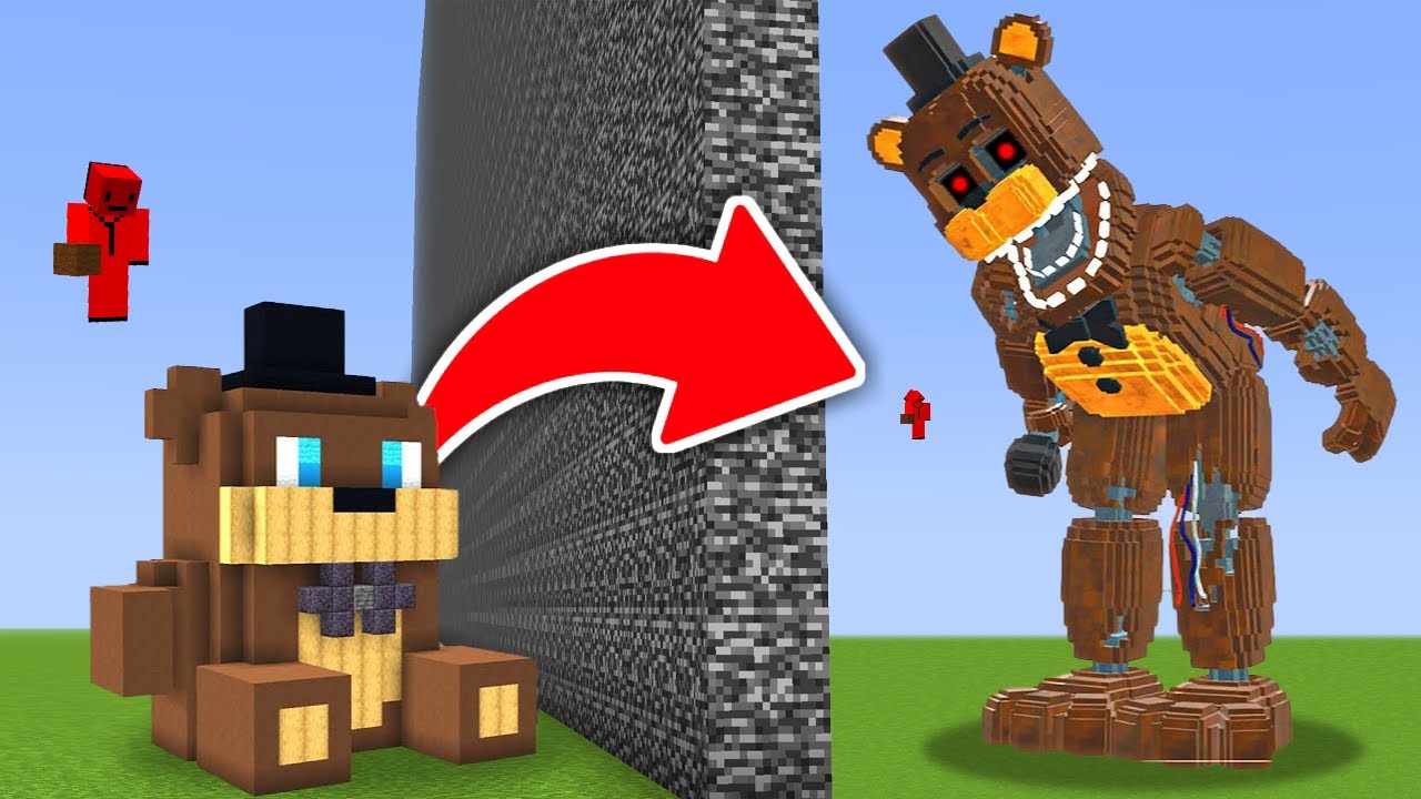 【マイクラ】なんでも怖くなるチートを使って建築対決でズルしてみたマインクラフト