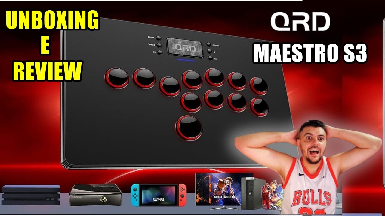 Reviews do QRD Maestro S3 A Hitbox sem fio multiplataforma