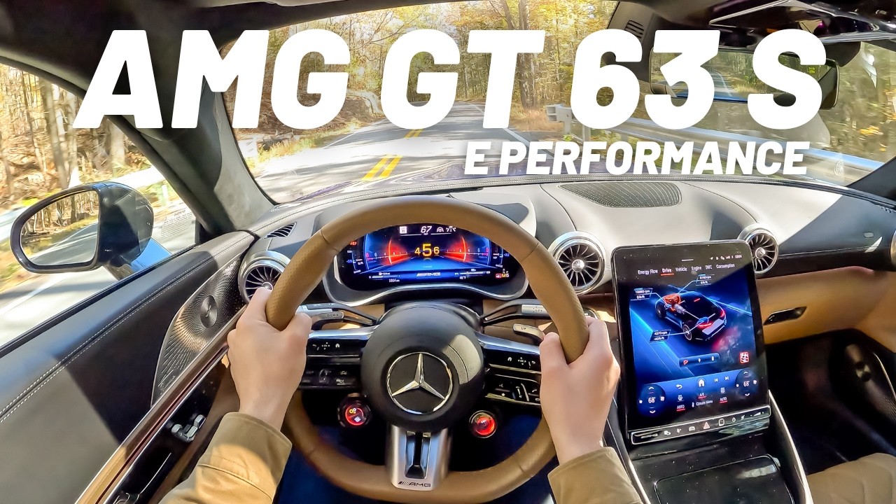 2026 Mercedes AMG GT 63 S E PERFORMANCE | POV Test Drive