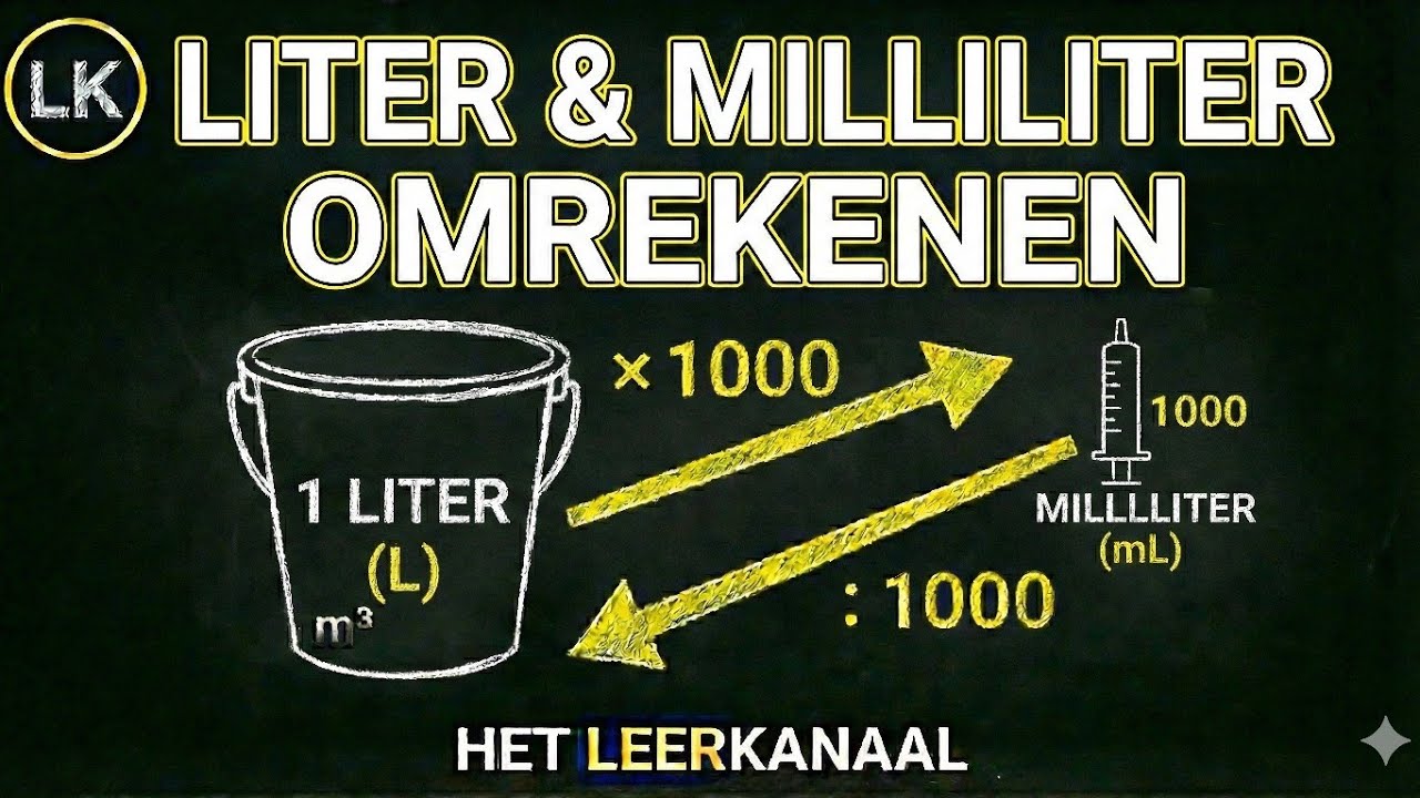 Inhoudsmaten (liters) omrekenen
