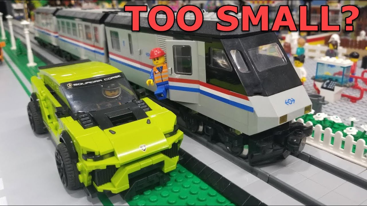 Поезда LEGO слишком маленькие?