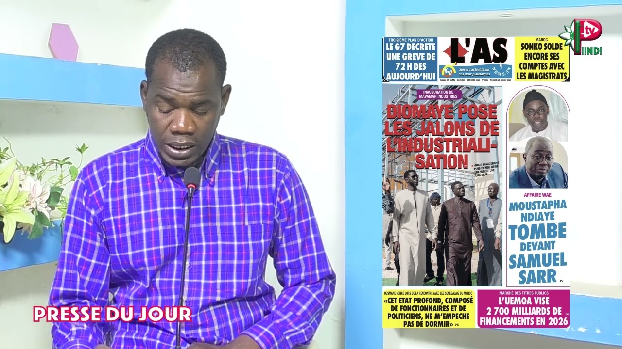 REVUE DES TITRE DU MERCREDI 28 JANVIER 2026