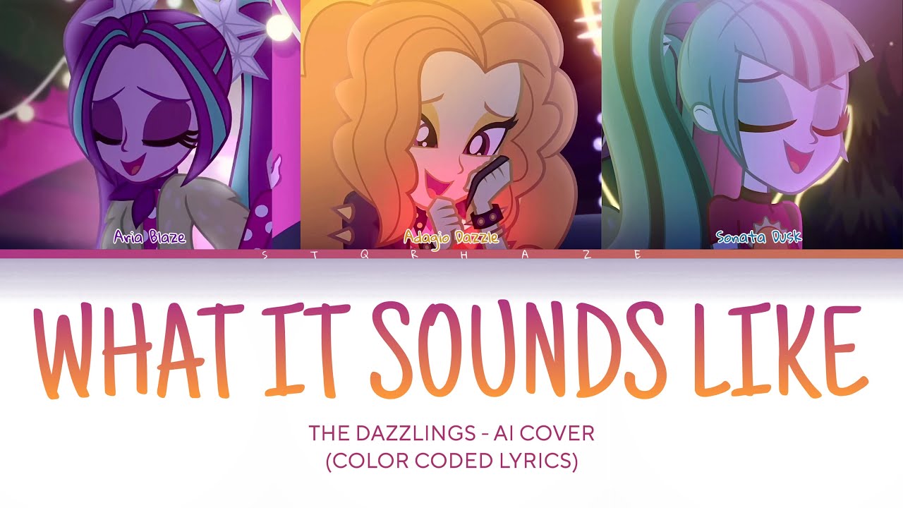 [AI COVER] The Dazzlings - What It Sounds Like (Original: HUNTR/X) (Color Coded Lyrics)