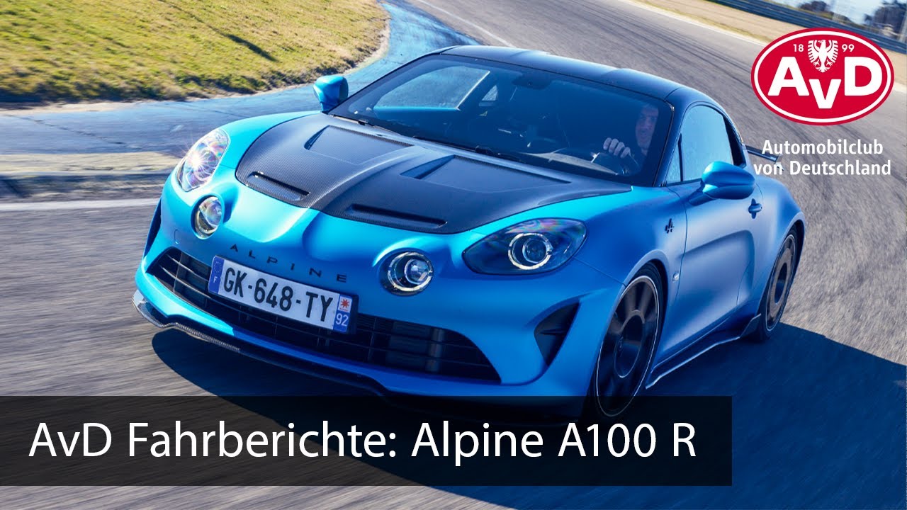 AvD Fahrberichte: Alpine A110R - flach, flott, feurig