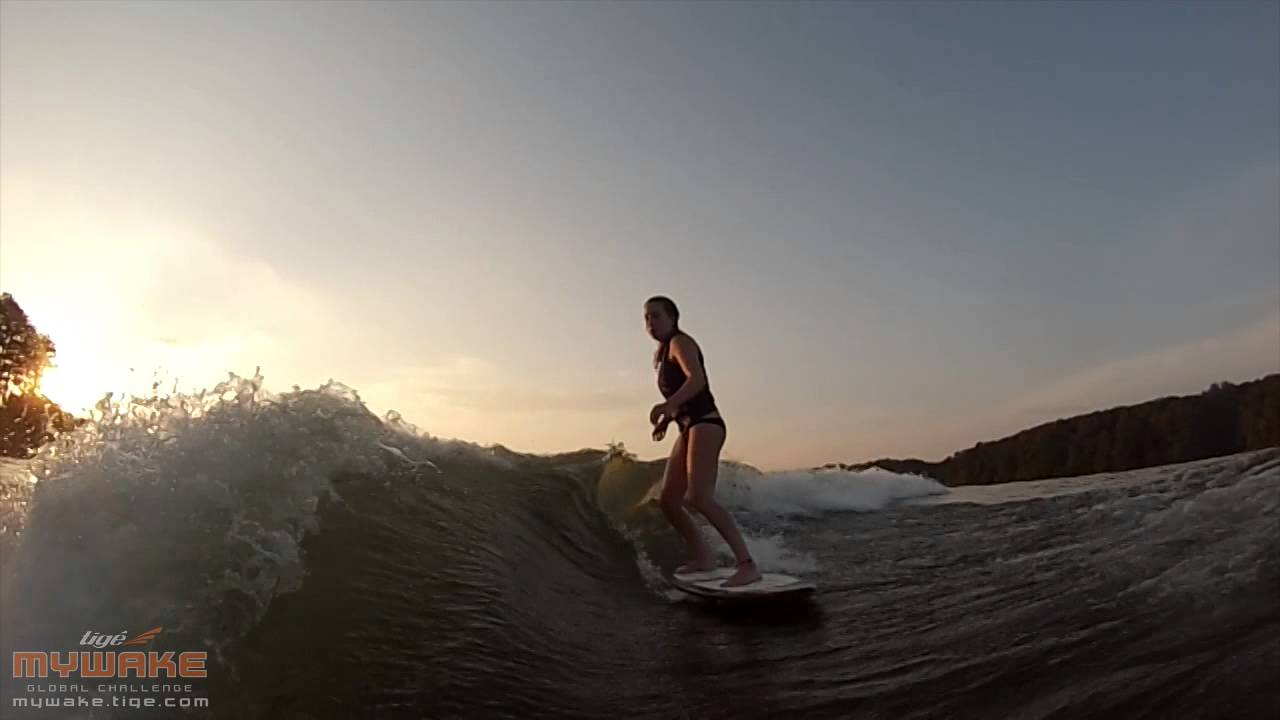 Abigail Chao - Wakesurf - 1 Min Unedited - Amateur Women Skim