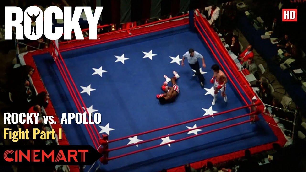 ROCKY (1976) | Rocky vs Apollo Creed Fight Part 1/2 HD