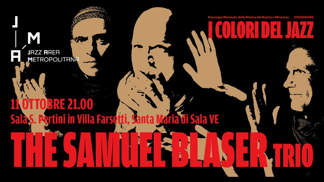 Jazz Area Metropolitana 2024: The Samuel Blaser Trio - Santa Maria di Sala