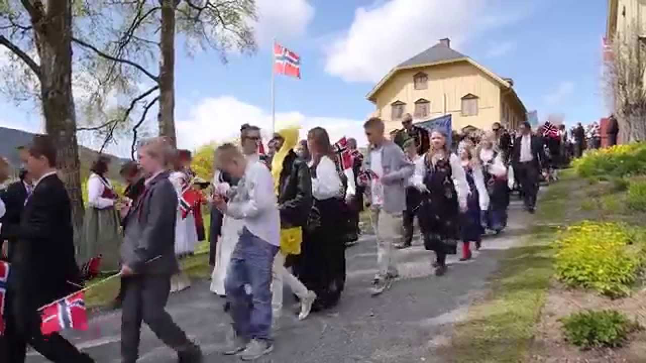 17. mai-feiring p&aring; Aulestad, Karoline og Bj&oslash;rnstjerne Bj&oslash;rnsons hjem