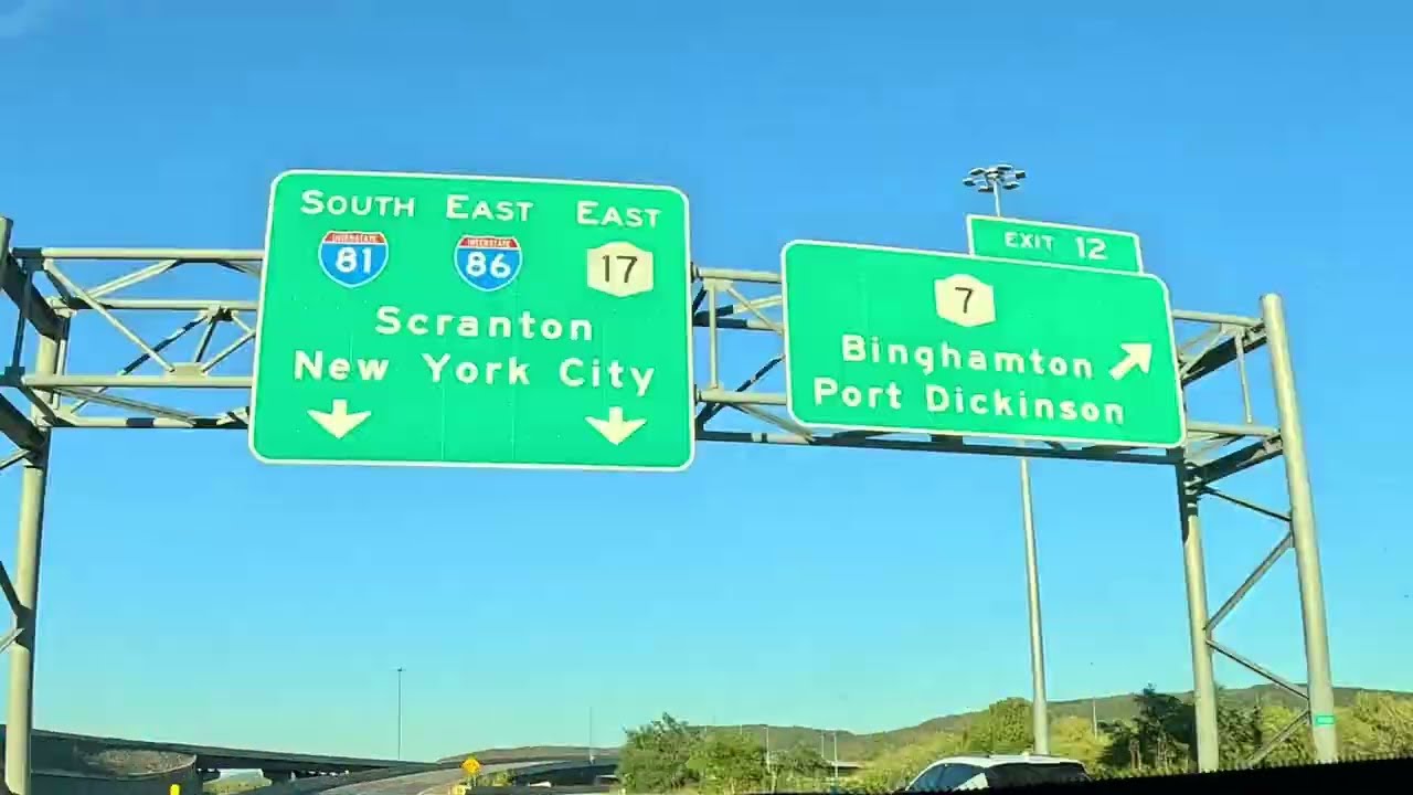 Road Trip Timelapse - Horseheads, NY to Nicholson, PA - October 5, 2025