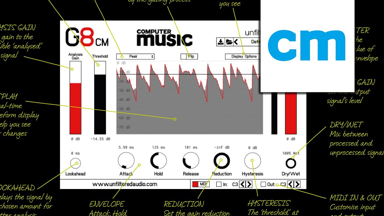 FREE powerful VST/AU gate plugin - Unfiltered Audio G8 CM