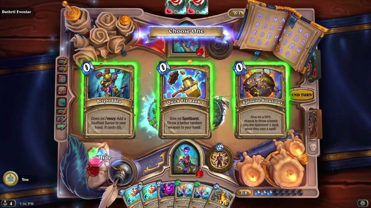 Hearthstone - Book of Heroes - Faelin vs Mysterious Visitor