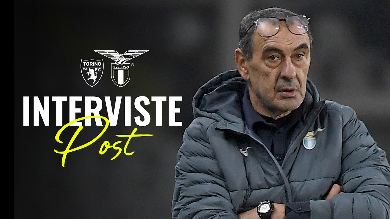 🗣️ LE INTERVISTE A MISTER SARRI E ISAKSEN | TORINO-LAZIO 2-0