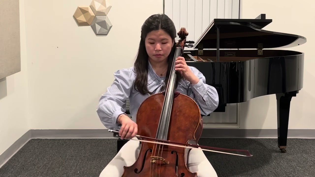 Perpetual Motion in D major (slow) - Suzuki Cello Book 1