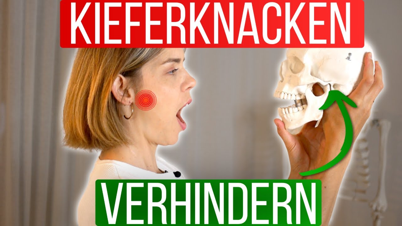 Wie du ein knackendes Kiefergelenk loswirst