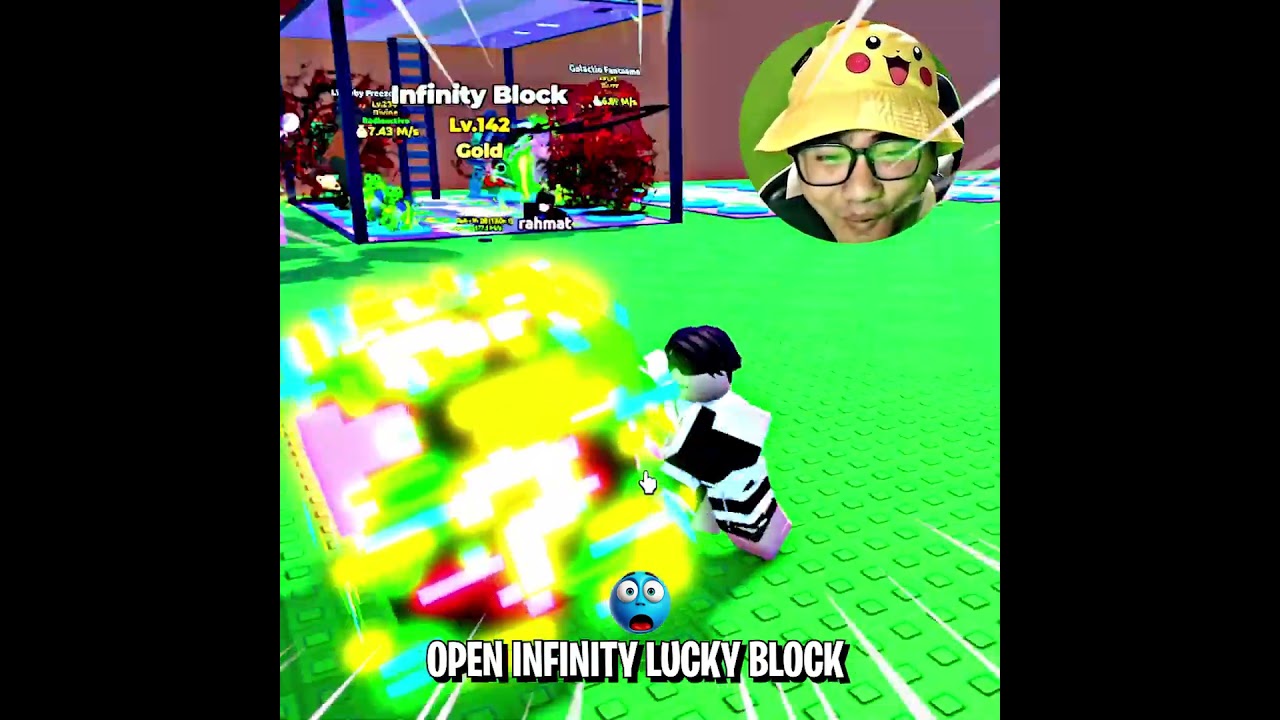 Bro gift me INFINITY Lucky block escape Tsunami for brainrots 😱 #roblox #robloxmemes #robloxedit
