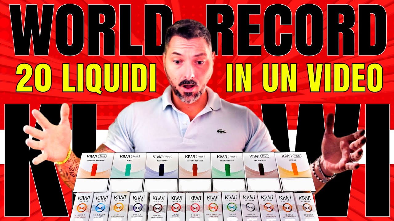 20 KIWI VAPOR liquids in one video - WORLD GUINNESS RECORD 🤣🤣🤣