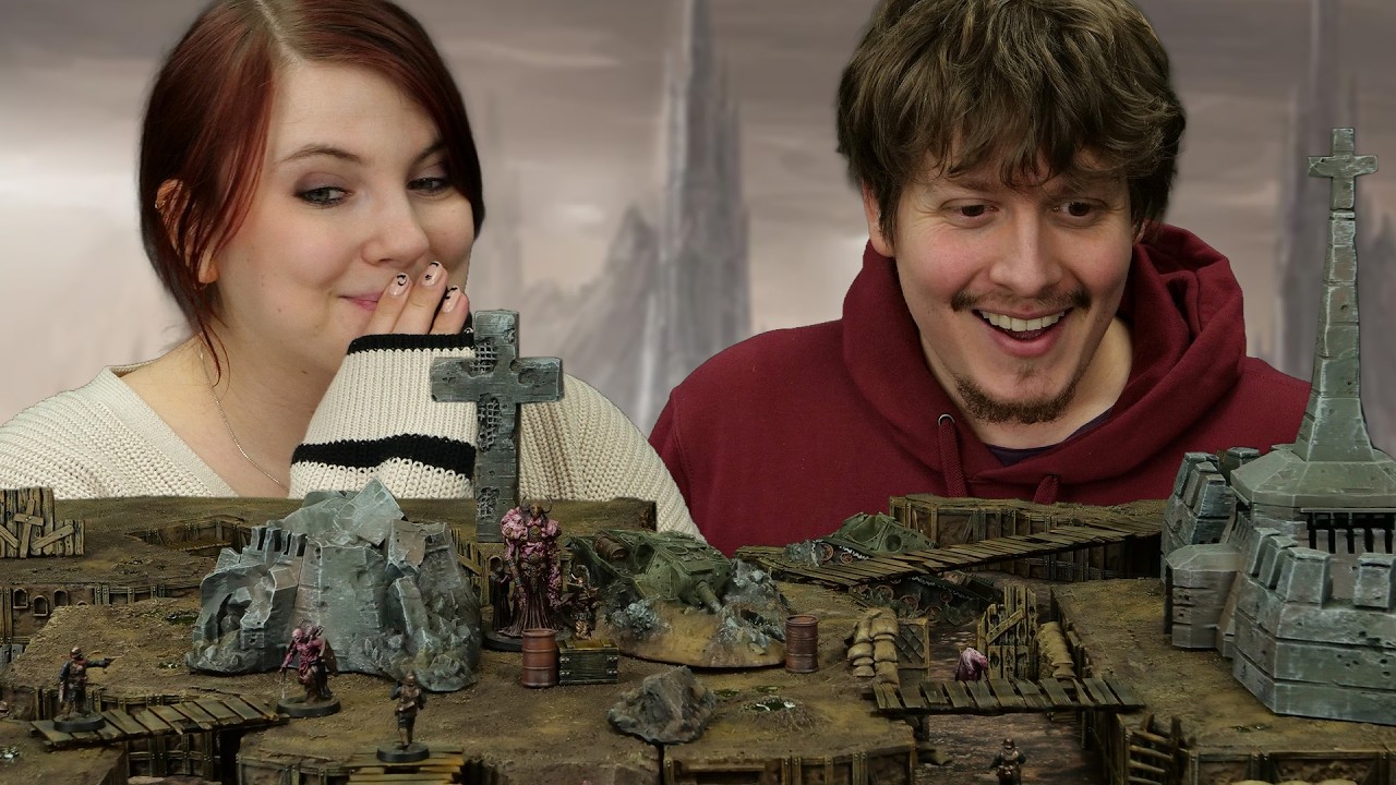Wir machen endlich unsere Trench Crusade Spiel-Platte fertig!