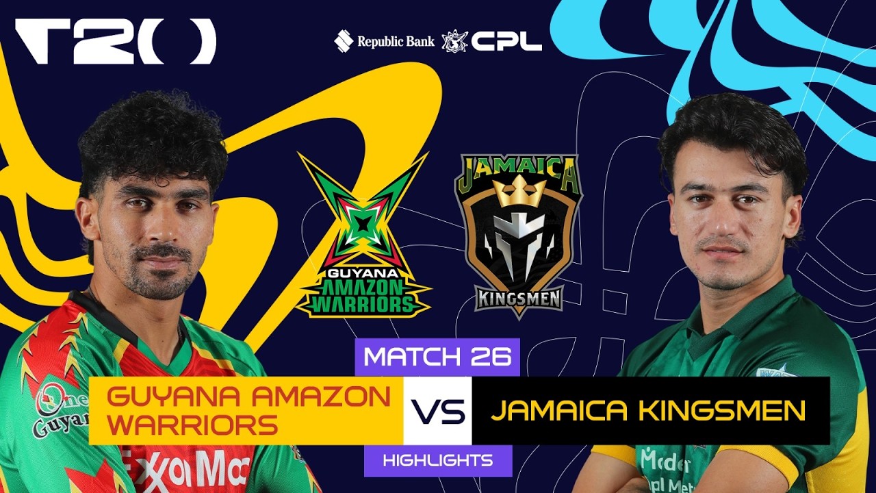Highlights | Guyana Amazon Warriors vs Jamaica Kingsmen | CPL 2026