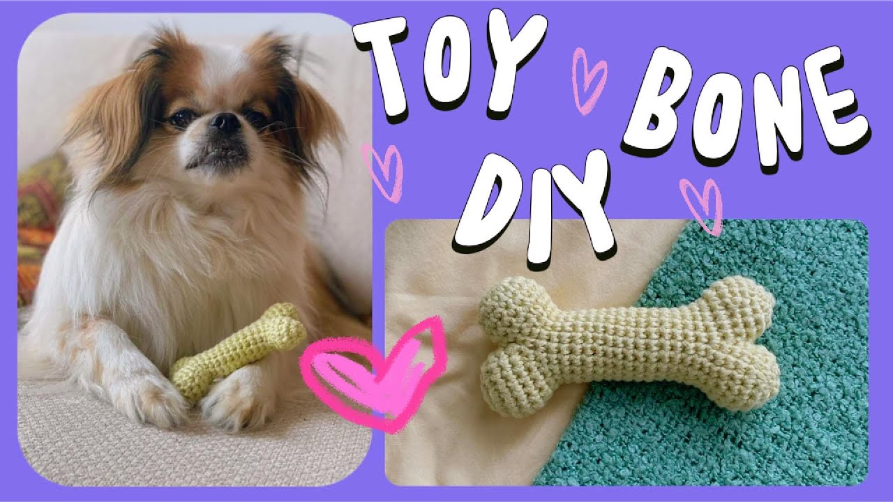 🦴урок по вязанию крючком костяной игрушки для питомца🦴 🐶 для начинающих