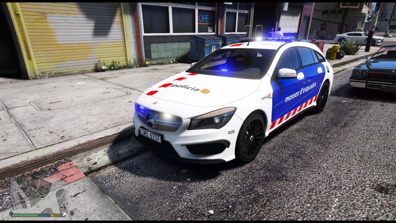 GTA 5 LSPDFR Dia 69 Mercedes CLA 45 AMG Mossos d'esquadra