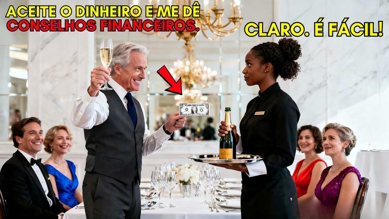 O BILIONÁRIO humilhou a GARÇONETE... mas ela era uma GÊNIA DAS FINANÇAS!