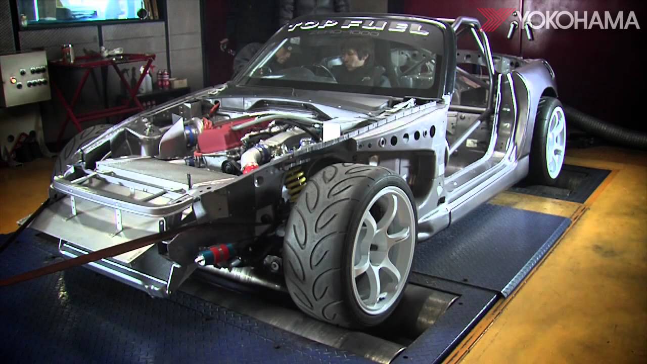 Team Top Fuel ADVAN S2000RR Dyno Test Yokohama World Time Attack
