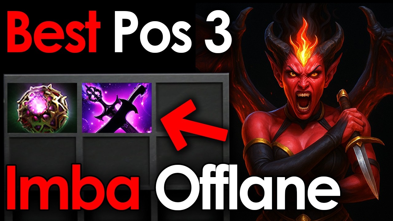 IMBA Queen of Pain Offlane Meta in Patch 7.41c -   Immortal Rank Gameplay Dota 2