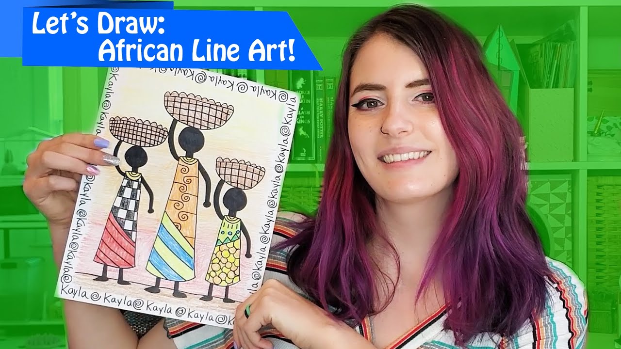 Let's Draw: African Line Art!