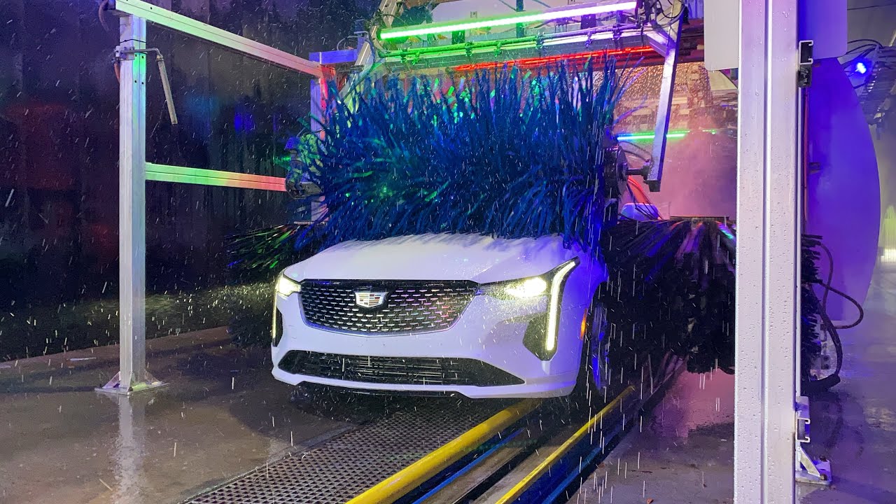 LUV Car Wash Ogeechee Savannah Georgia (4k Wide-Angle Outside View)