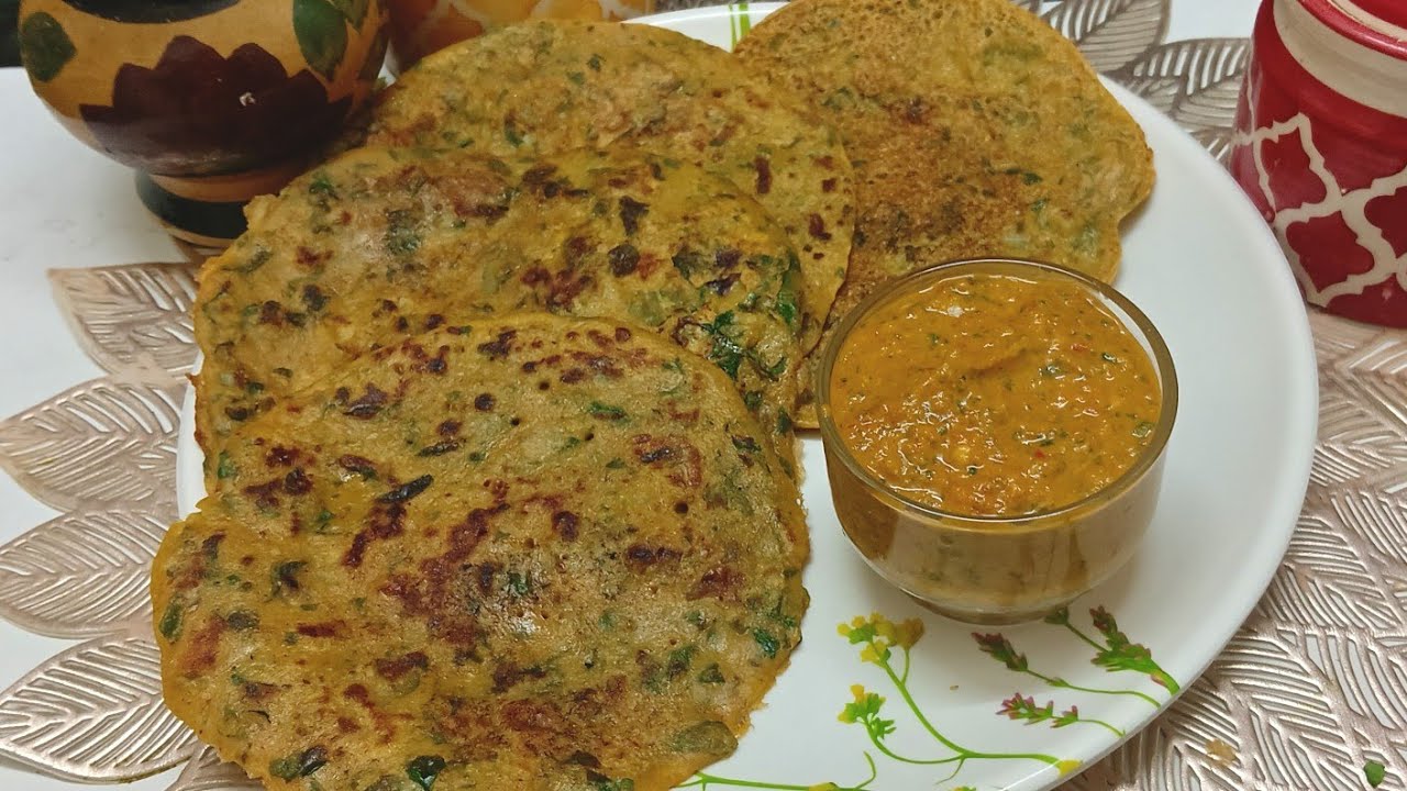 हरी मेथी का चीला | Healthy & Tasty Methi Cheela Recipe | Easy Breakfast Recipe @Naveenhomekitchen 