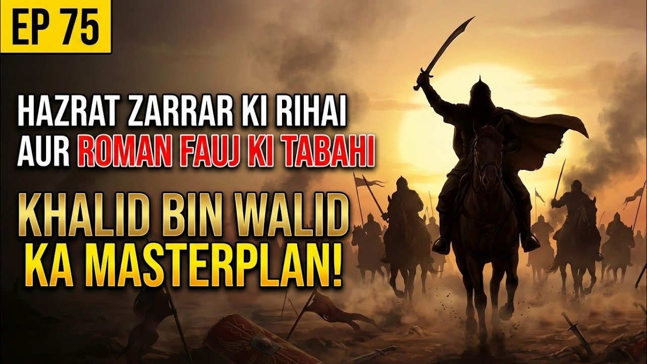 EP 75 || Hazrat Zarrar Ki Rihai Aur Roman Fauj Ki Tabahi