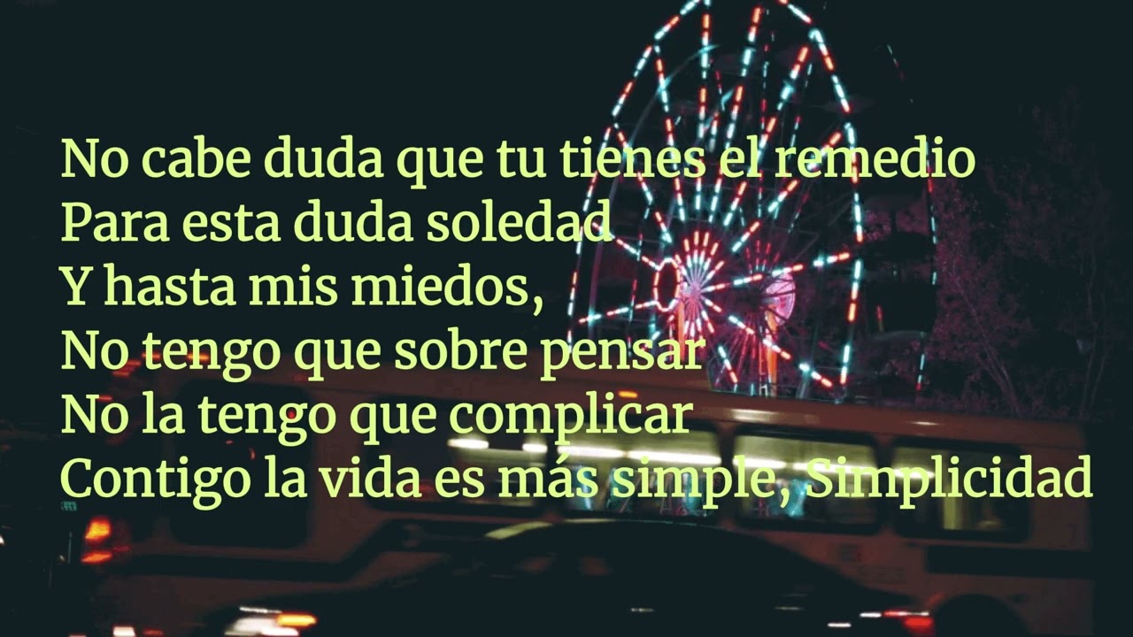 Funky X Vaes - Simplicidad // Letra