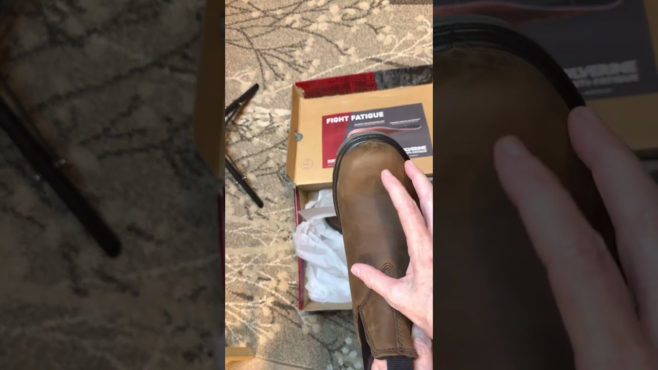 Review on WOLVERINE Men's I-90 Waterproof Composite-Toe Romeo Slip-on Construction Work Boot steel