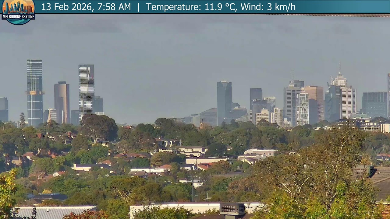 🌇 Sunrise Over Melbourne 🔴 13 Feb 2026