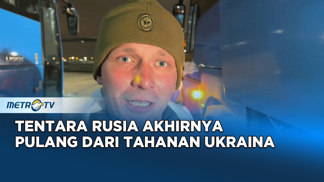 Momen Tentara Rusia Dibebaskan dari Tahanan Ukraina