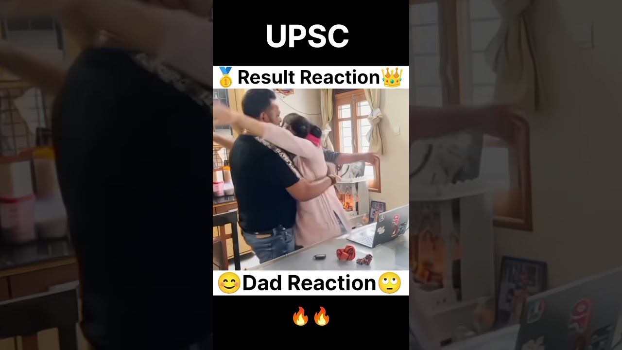 UPSC Result Reaction After Selection 😱 #shorts #trending #viral #motivational, #shortvideo #upsc
