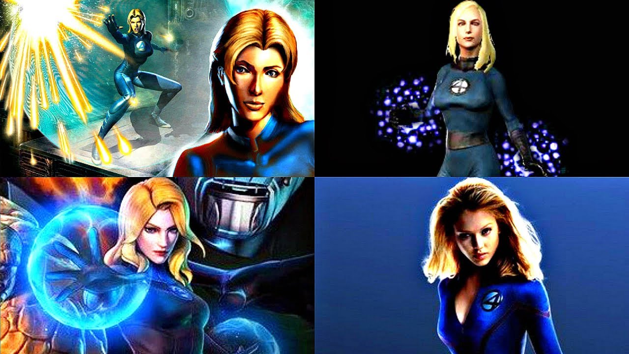 Evolution of Invisible Woman in Marvel Ultimate Alliance Games (2006 - 2019)