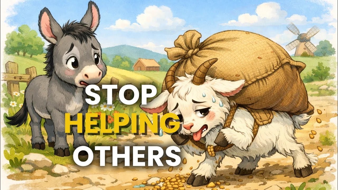 STOP HELPING OTHERS ✨⭐ | The Donkey's Lesson for Moral story | 
