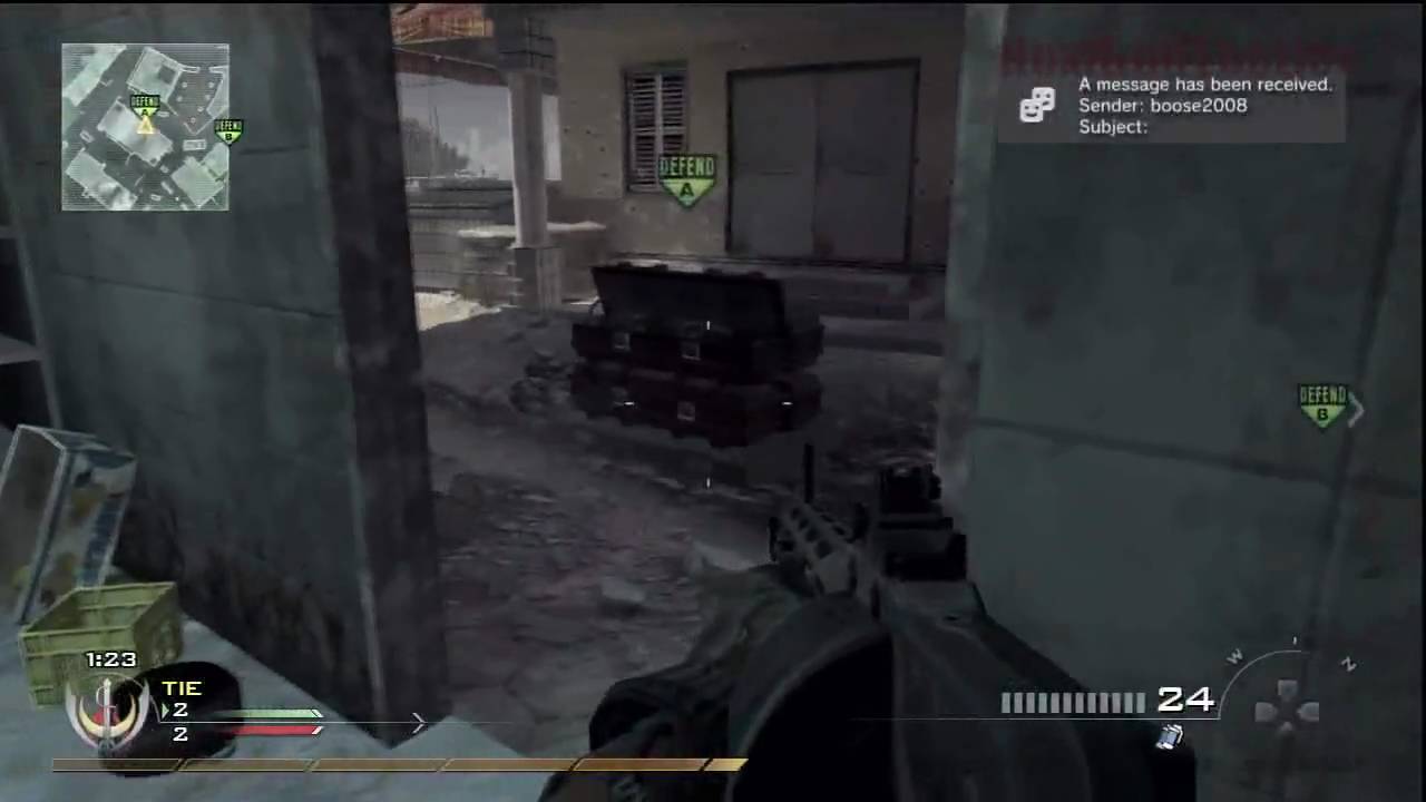 Modern Warfare 2 Multiplayer Search and Destroy (Rush Series) Invasion Defense in HD