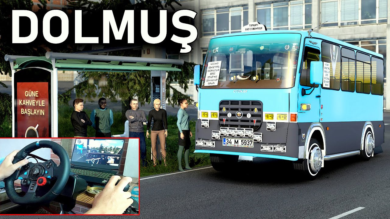 DOLMUŞ SÜRDÜM ! ARKADAN VERMEYEN VAR MI ? ETS 2 Mod Magirus M2000