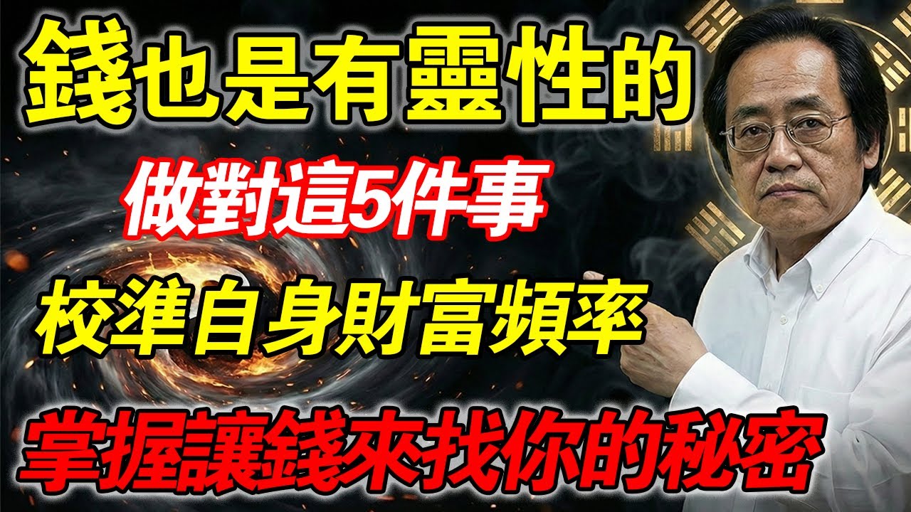 倪海廈：錢是有靈性的，做對這5件事，才能校準自身的的財富頻率，不去求財財自來！#財運 #風水 #中醫養生 #能量法則