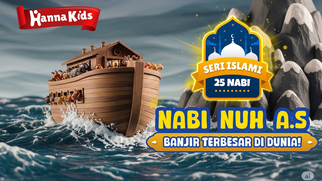 Kisah Nabi Nuh AS dan Bahtera Raksasa Penyelamat | Cerita Nabi untuk Anak-Anak