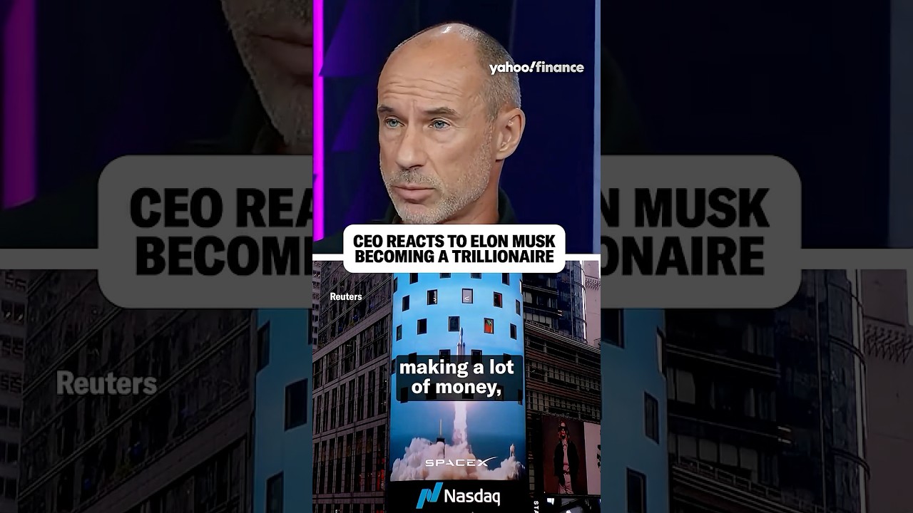 CEO реагирует на то, что Илон Маск станет триллионером. 💸