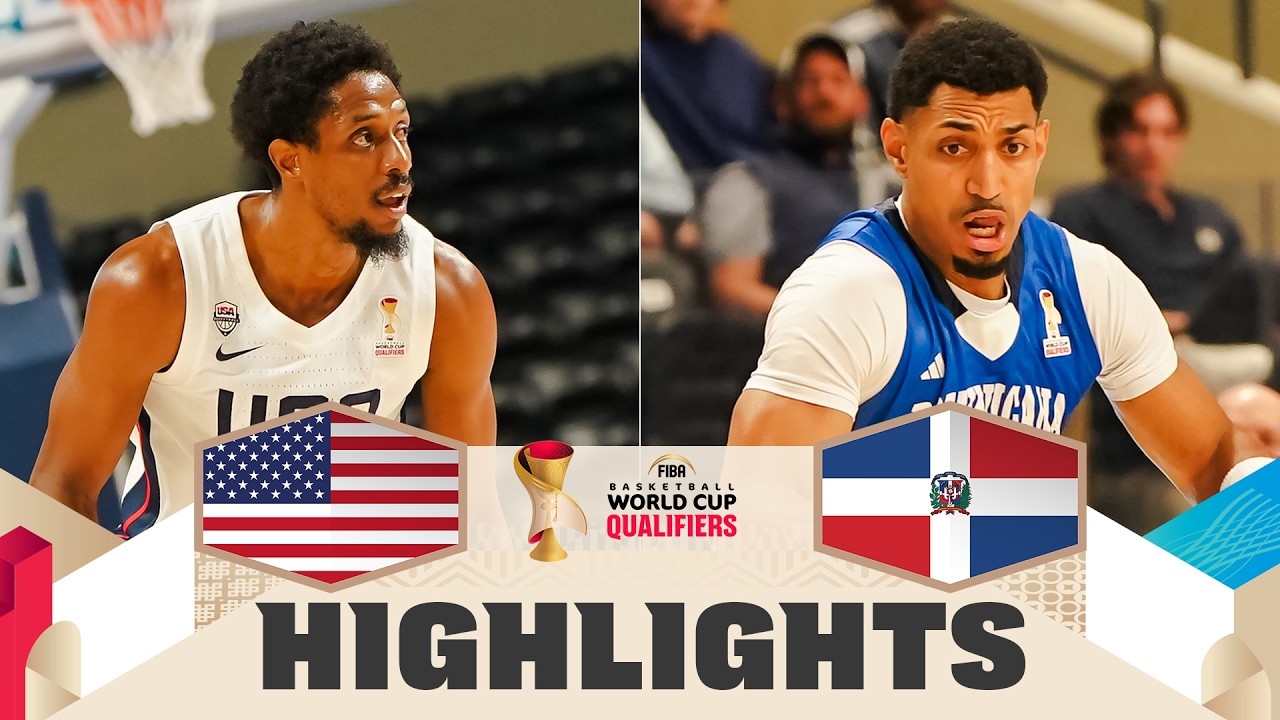 USA 🇺🇸 v Dominican Republic 🇩🇴 | Highlights | FIBA Basketball World Cup 2027 Americas Qualifiers