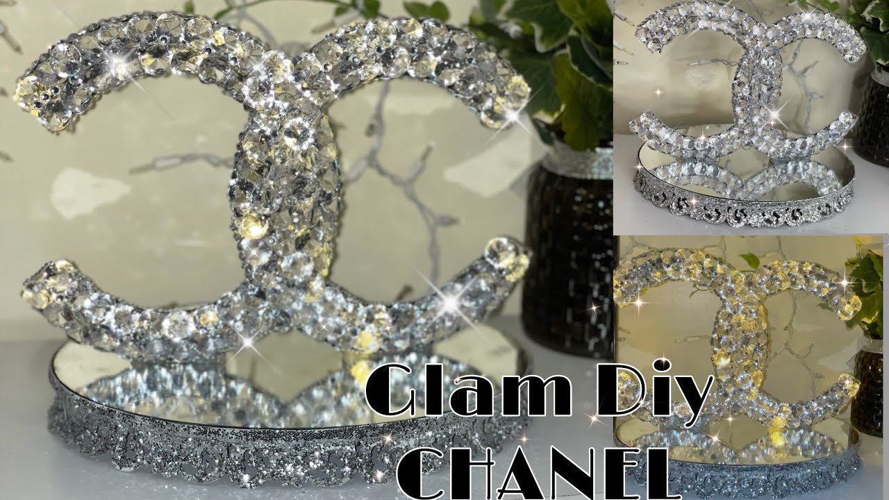 Lampara Chanel Diy || decoraciones Glamurosas