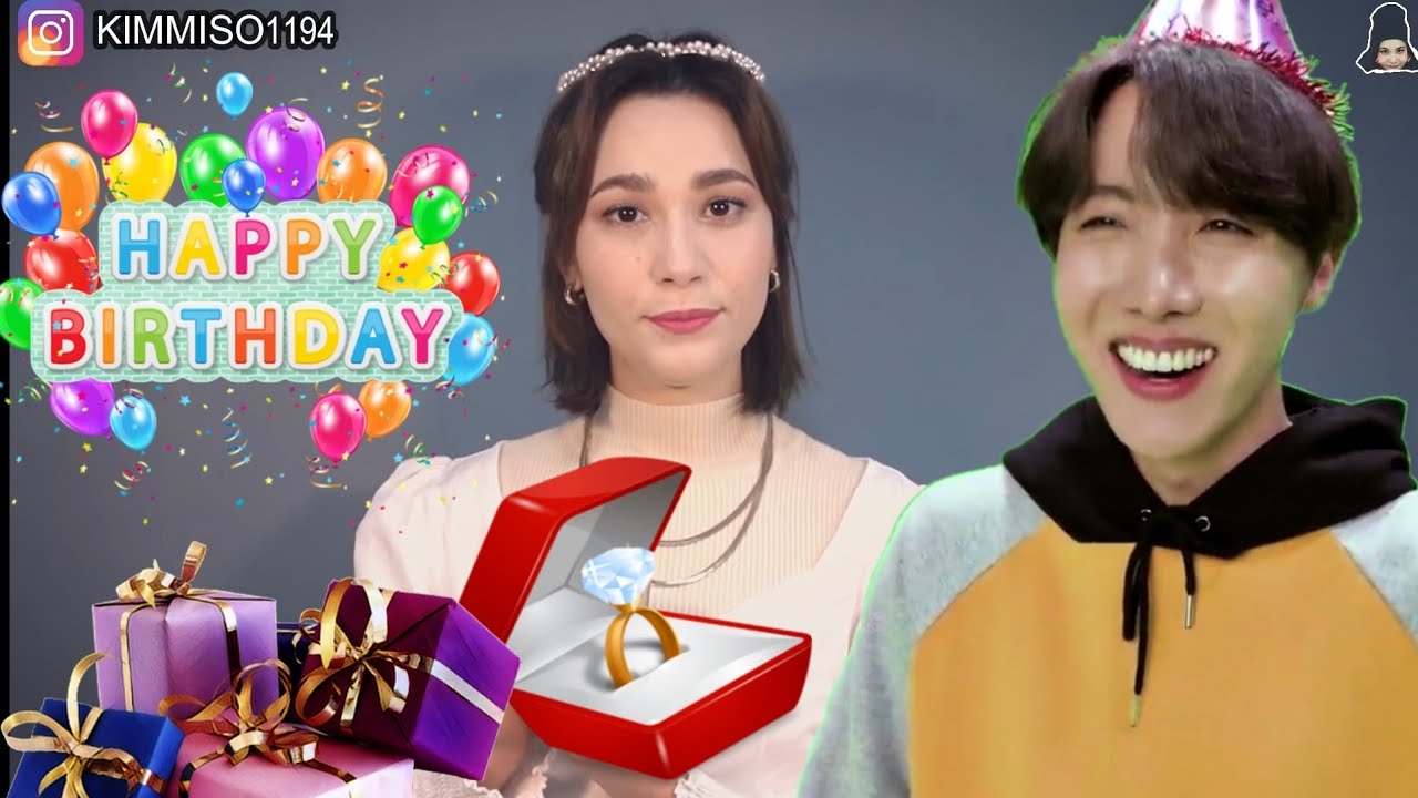 BTS Jhope early BIRTHDAY GIFT / 제이홉 생일 선물 / هديتي لجيهوب من بي تي اس في يوم ميلاده / طلبت يده للزواج