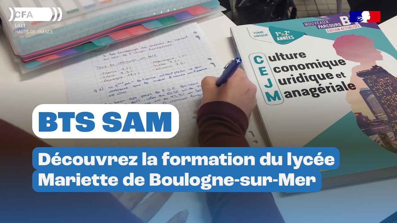 BTS SAM : Découvrez la formation du lycée Mariette de Boulogne-sur-Mer !